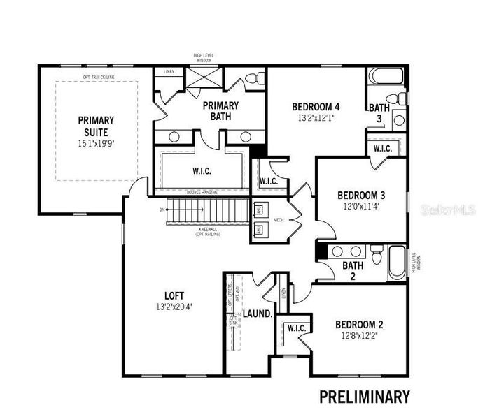 2D floor plan layout of this home in Crosswind Ranch, Parrish, FL (Image 2). 2D floor plan layout of this home in Crosswind Ranch, Parrish, FL (Image 2).
