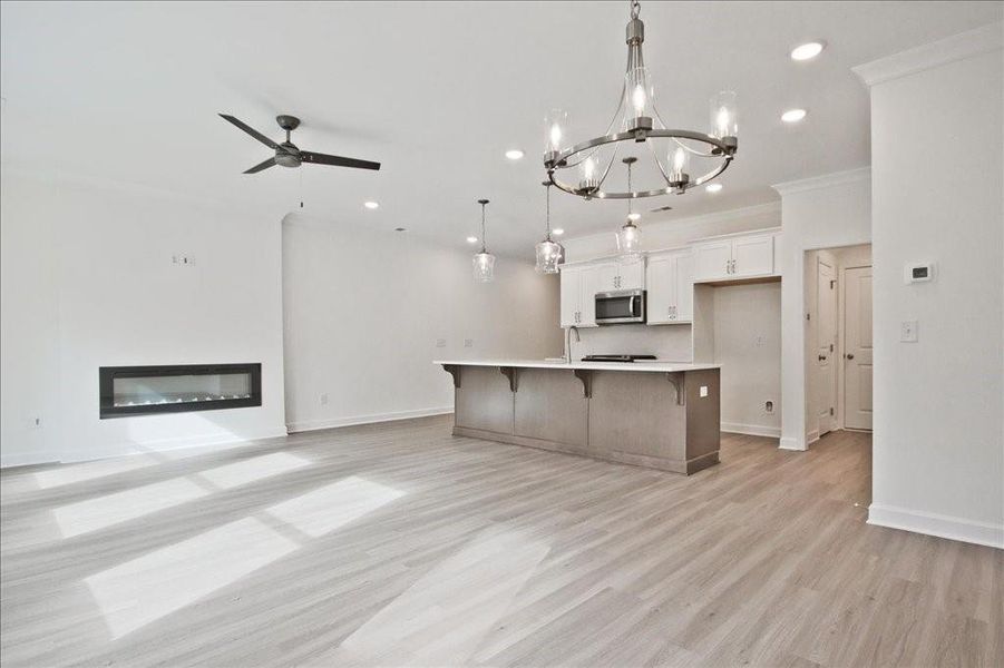 Furnished interior view inside a new home in River Walk Place, Lawrenceville (Image 4).