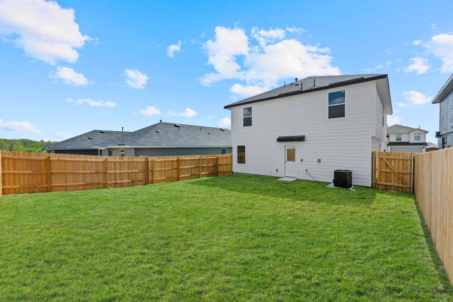 Exterior details and patio area of a home in Sunset Oaks, Maxwell (Image 2). Exterior details and patio area of a home in Sunset Oaks, Maxwell (Image 2).
