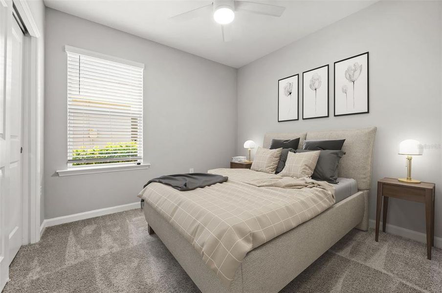 Furnished interior view inside a new home in , Punta Gorda (Image 15).