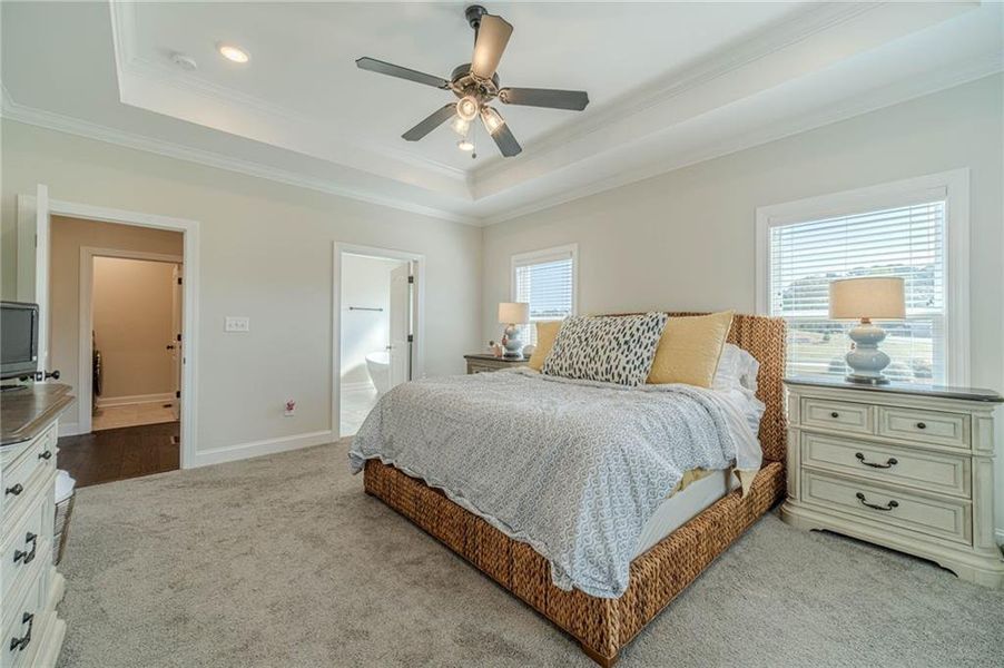 Furnished interior view inside a new home in , Statham (Image 8).
