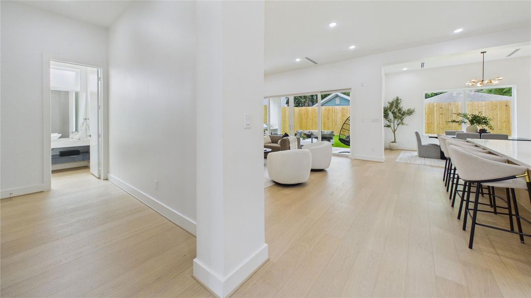 Furnished interior view inside a new home in , Houston (Image 46).