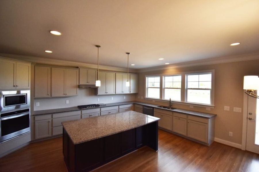 Representative furnished interior of a home built from the Lancaster by Keystone Homes NC in Preserve at Carriage Cove, Oak Ridge (Image 7).