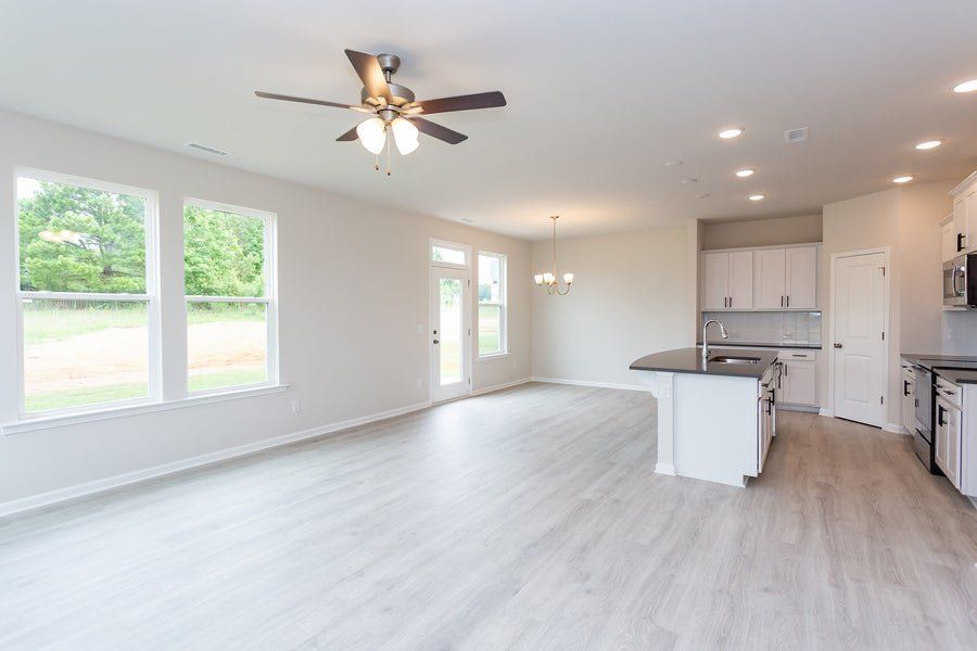 Representative unfurnished interior of a home built from the The Sycamore by Chesapeake Homes in Traditions at Carolina Forest, Myrtle Beach (Image 13).