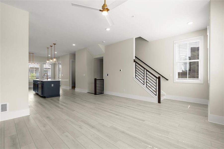 Spacious, unfurnished interior of a new home in The Gathering – Alpharetta, Alpharetta (Image 17).