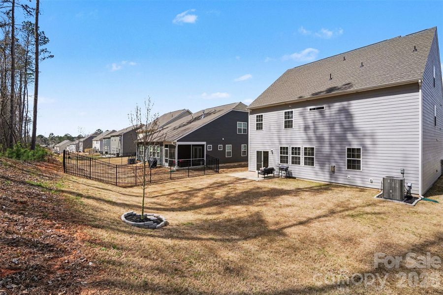 Exterior details and patio area of a home in Falls Cove at Lake Norman, Troutman (Image 3).