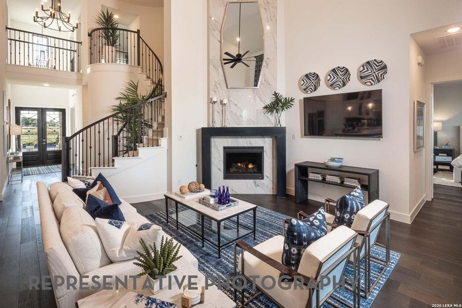 Furnished interior view inside a new home in Mayfair, New Braunfels (Image 15). Furnished interior view inside a new home in Mayfair, New Braunfels (Image 15).