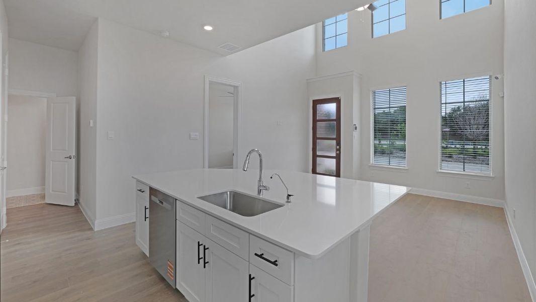 Representative furnished interior of a home built from the Appaloosa by D.R. Horton in The Avenue, Allen (Image 6).