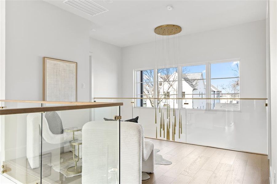 Furnished interior view inside a new home in , Dallas (Image 11). Furnished interior view inside a new home in , Dallas (Image 11).