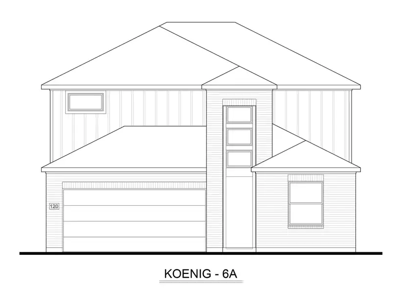 Representative rendering of the exterior for the Koenig by Taylor Morrison (Image 3).