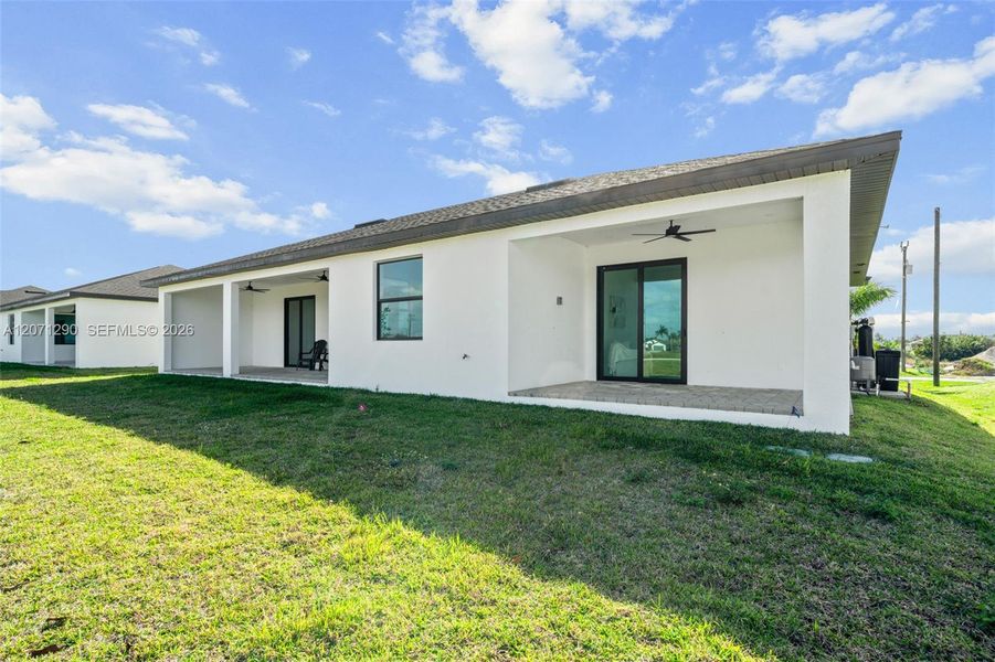 Exterior details and patio area of a home in , Cape Coral (Image 3). Exterior details and patio area of a home in , Cape Coral (Image 3).