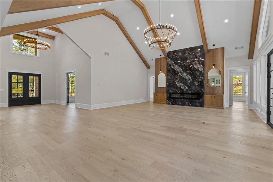 Spacious, unfurnished interior of a new home in , Monroe (Image 66).
