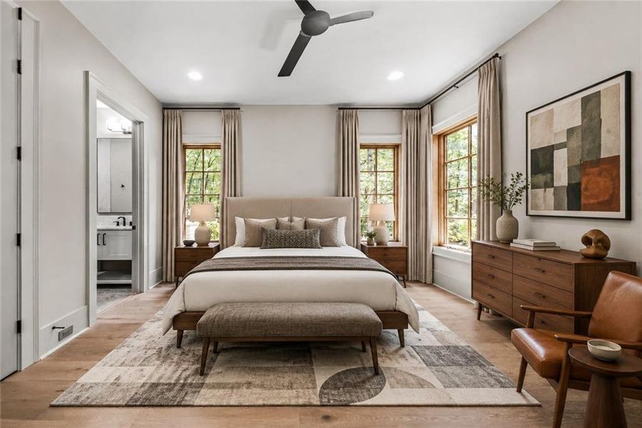 Furnished interior view inside a new home in , Greensboro (Image 38).