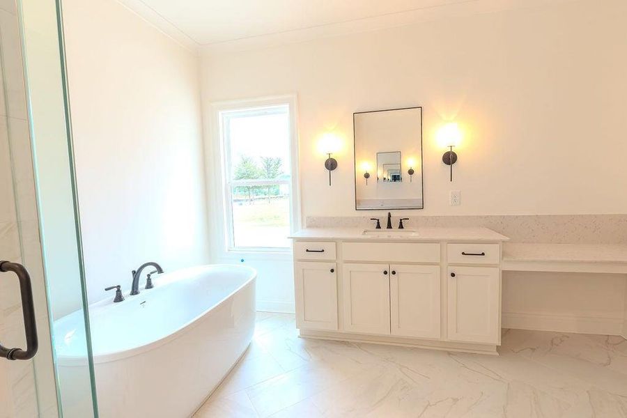 Furnished interior view inside a new home in , Hoschton (Image 14).