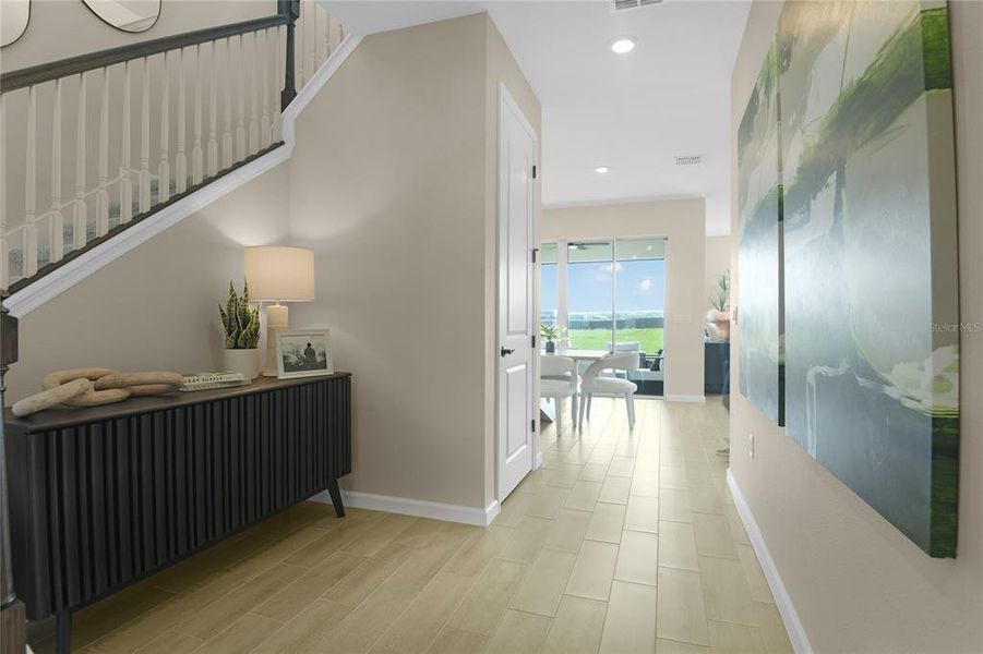 Furnished interior view inside a new home in Estates at Rivers Edge, Parrish (Image 7).