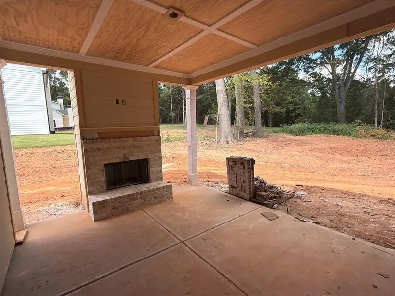 In-progress construction of a new home in , Jefferson, GA (Image 19).