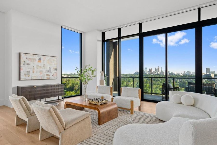 Furnished interior view inside a new home in The Dillon Buckhead, Atlanta (Image 49).