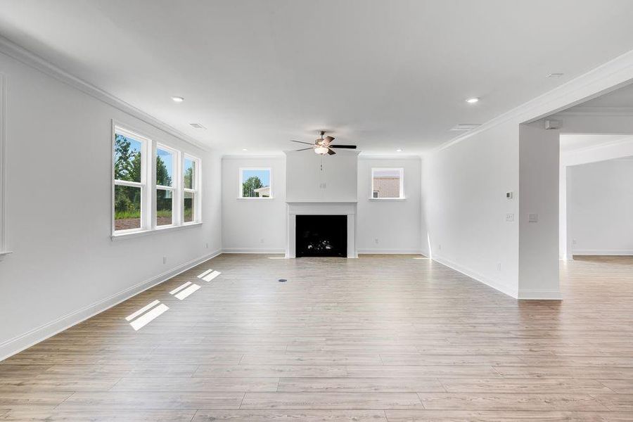 Spacious, unfurnished interior of a new home in Bennett Farm, Loganville (Image 17). Spacious, unfurnished interior of a new home in Bennett Farm, Loganville (Image 17).