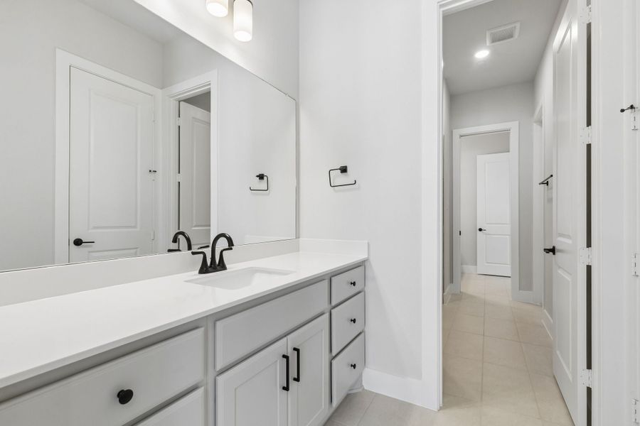 Furnished interior view inside a new home in Newman Village Townhomes, Frisco (Image 15).