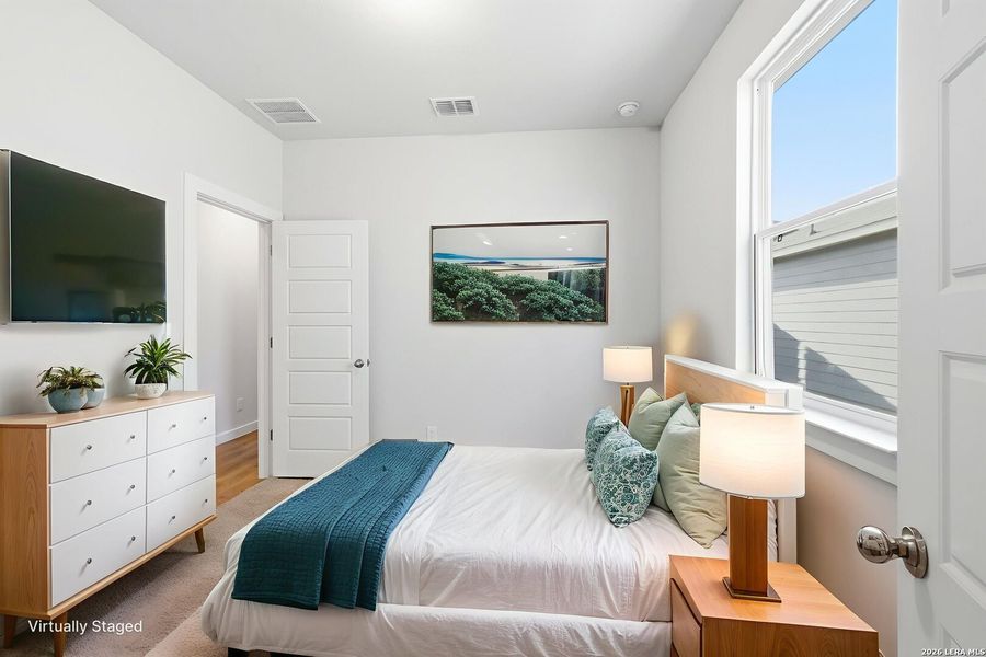 Furnished interior view inside a new home in , New Braunfels (Image 15).