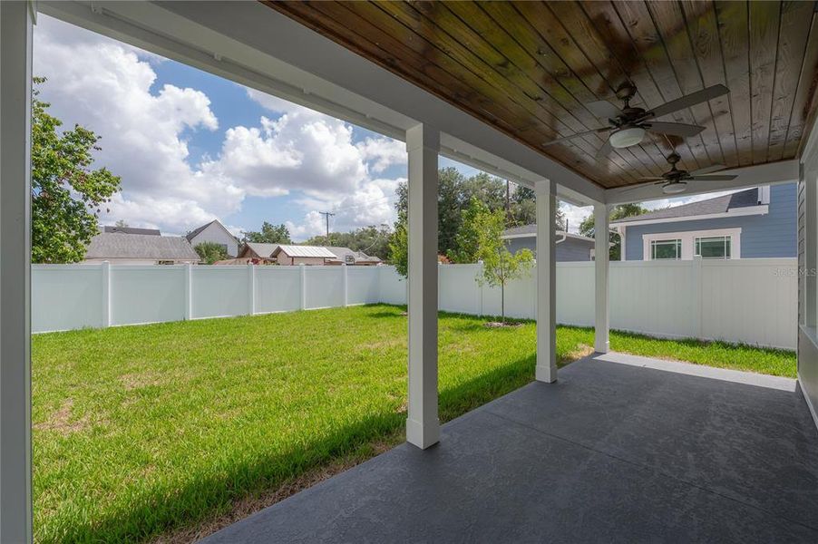 Exterior details and patio area of a home in , Tampa (Image 37). Exterior details and patio area of a home in , Tampa (Image 37).