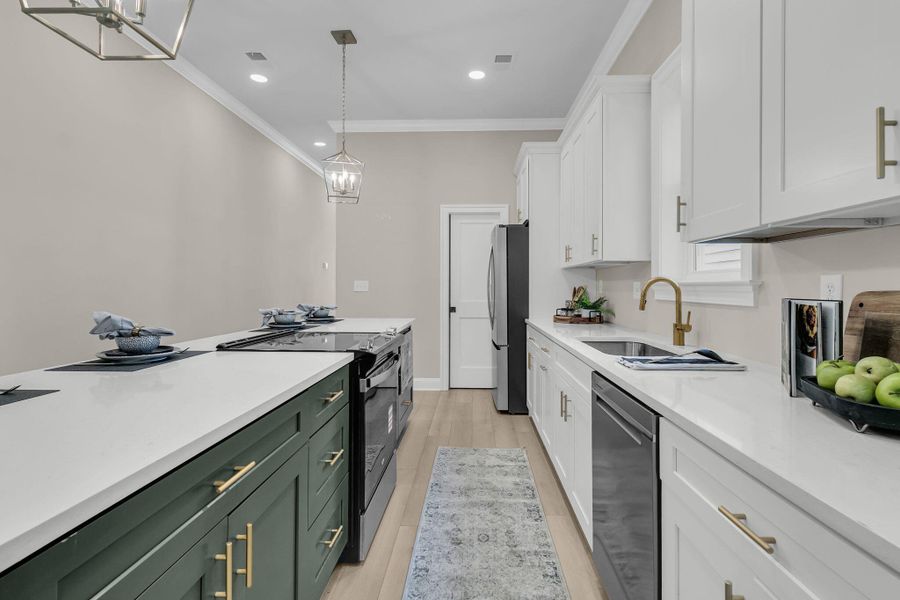 Furnished interior view inside a new home in , Charleston (Image 24).