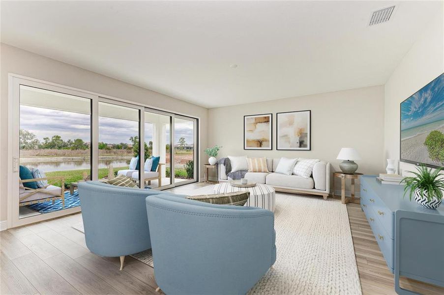 Furnished interior view inside a new home in Crosswind Ranch, Parrish (Image 5).
