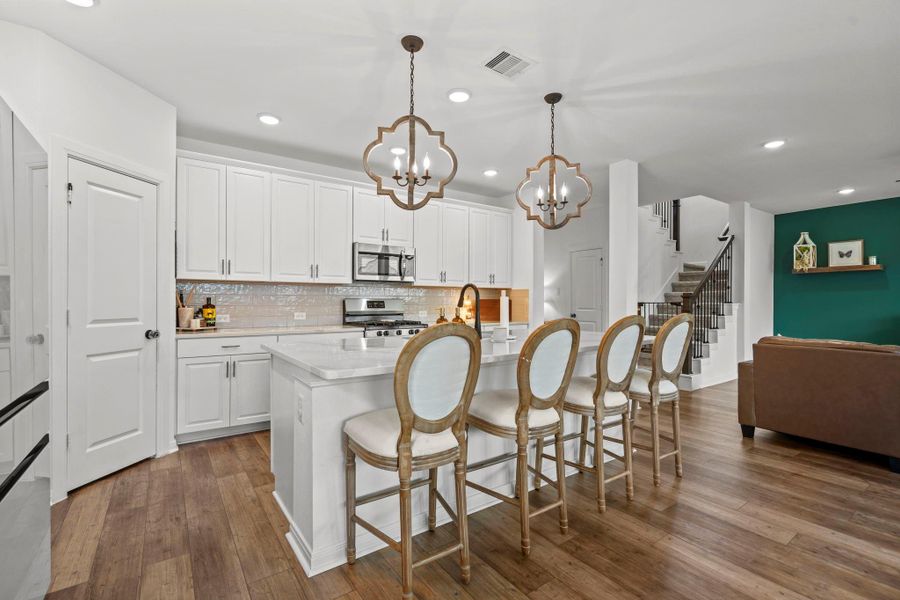 Furnished interior view inside a new home in , Magnolia (Image 9).