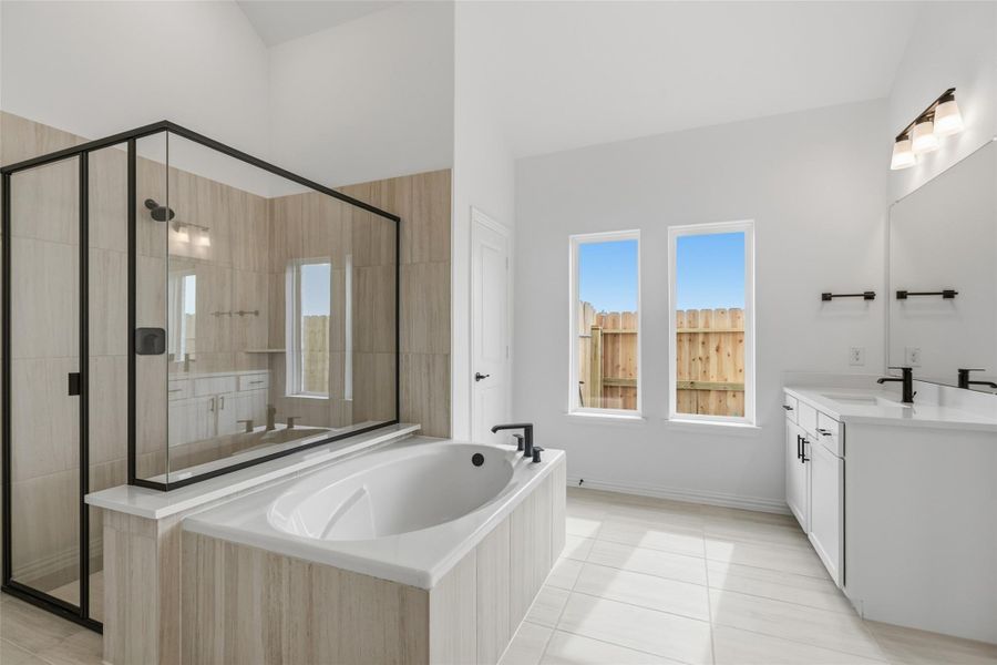 Furnished interior view inside a new home in Aldeana, Bonney (Image 16).