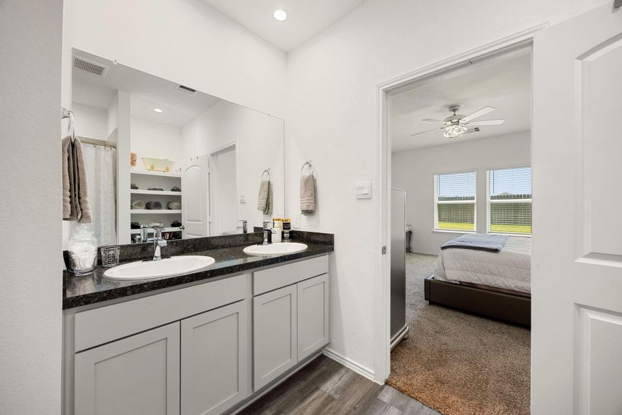 Furnished interior view inside a new home in Breckenridge Forest, Spring (Image 37).