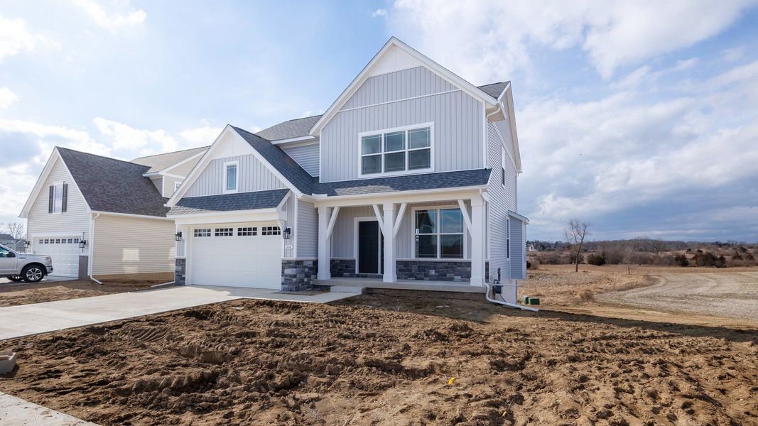 Image 63 representing the The Kettering by Norfolk Homes in Preserve at Magnolia Park, Jackson, MI.
