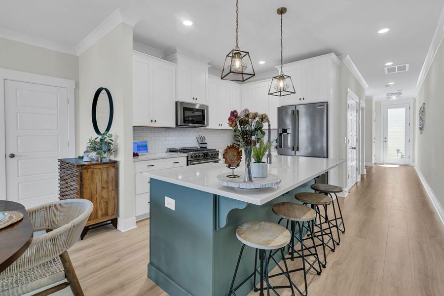 Furnished interior view inside a new home in , Summerville (Image 4).