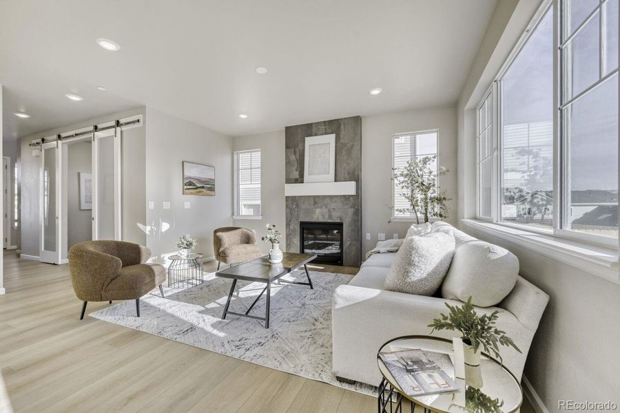 Furnished interior view inside a new home in , Superior (Image 5).