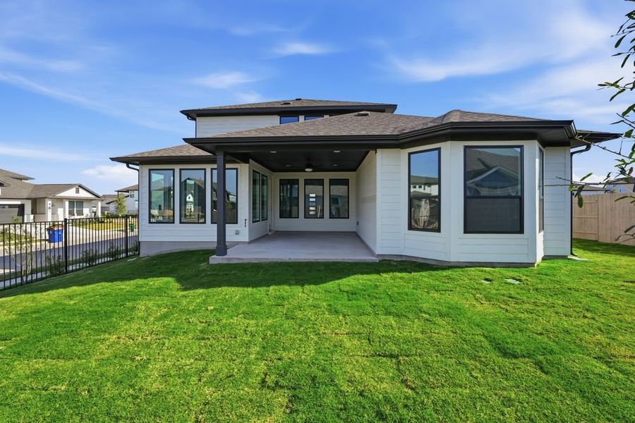 Representative exterior details of a home built from the Citron by Taylor Morrison in Easton Park 50s, Austin (Image 3).
