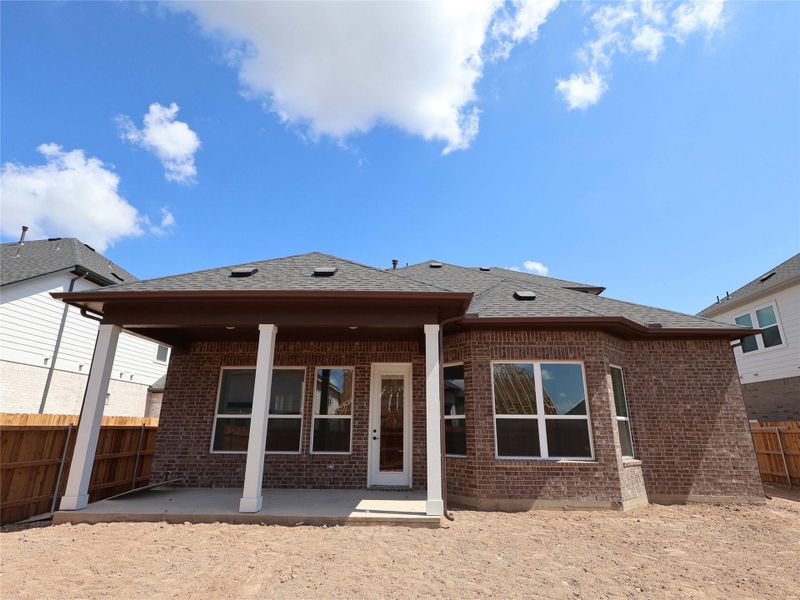 Exterior details and patio area of a home in Barksdale, Leander (Image 20). Exterior details and patio area of a home in Barksdale, Leander (Image 20).