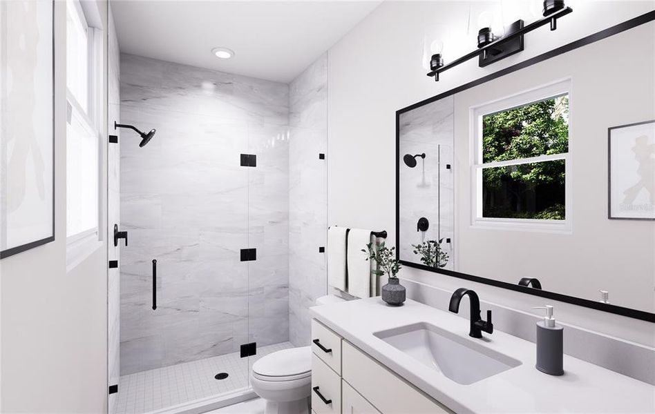 Furnished interior view inside a new home in Blanc, St. Petersburg (Image 25).