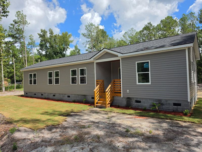 Exterior details and patio area of a home in , Walterboro (Image 2). Exterior details and patio area of a home in , Walterboro (Image 2).