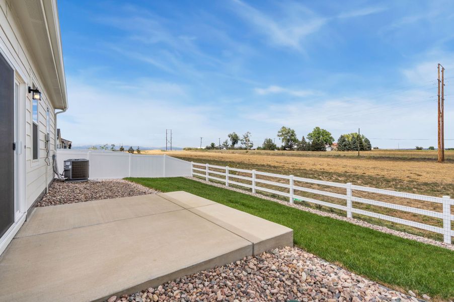 Exterior details and patio area of a home in Union Colony West, Greeley (Image 3).