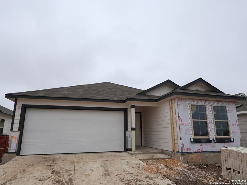 In-progress construction of a new home in Meadows at Clear Springs, New Braunfels, TX (Image 23). In-progress construction of a new home in Meadows at Clear Springs, New Braunfels, TX (Image 23).