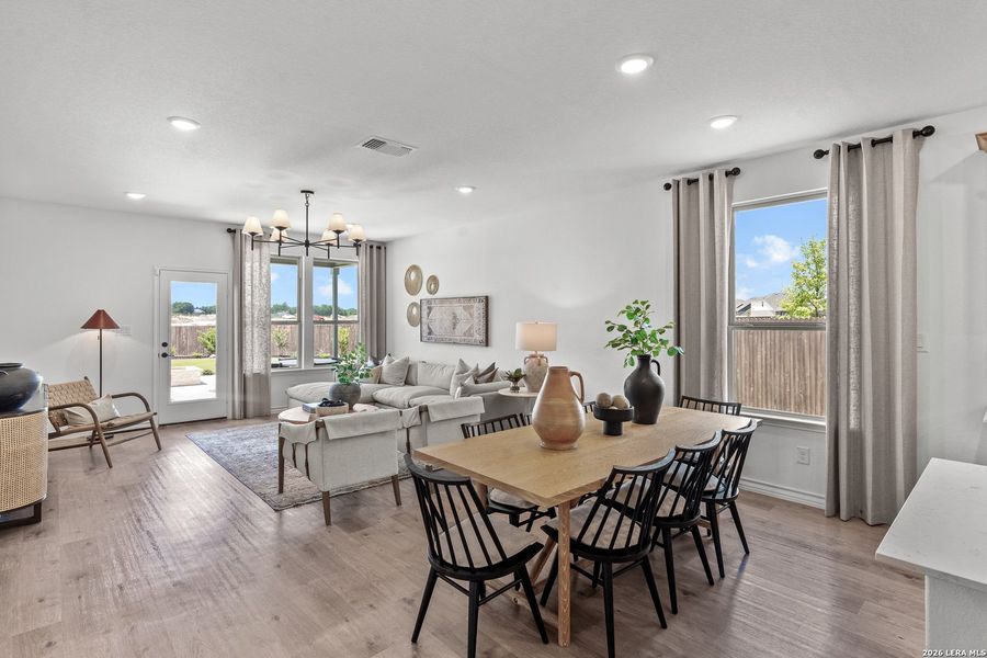 Furnished interior view inside a new home in Dove Song, Marion (Image 26).