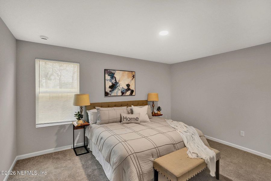 Furnished interior view inside a new home in , Jacksonville (Image 10). Furnished interior view inside a new home in , Jacksonville (Image 10).