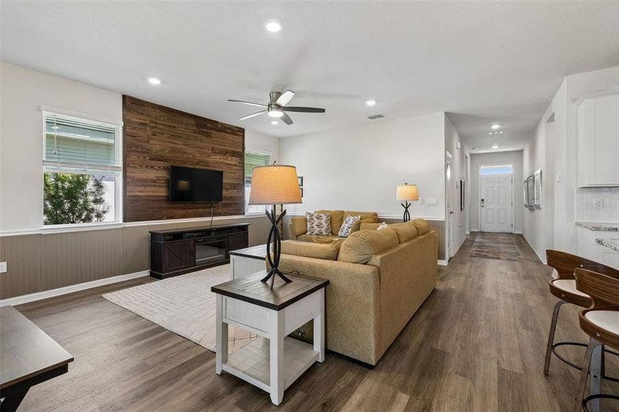 Furnished interior view inside a new home in Star Farms at Lakewood Ranch, Bradenton (Image 13).