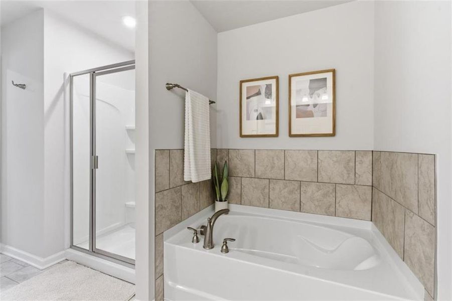 Furnished interior view inside a new home in Park Center Pointe, Mableton (Image 32).