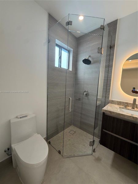 Furnished interior view inside a new home in , Miami (Image 37).