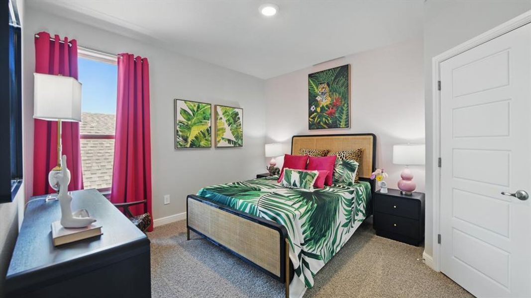 Furnished interior view inside a new home in Eagle Creek, Denton (Image 29).
