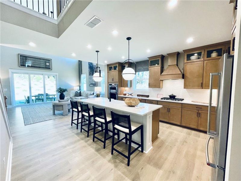 Furnished interior view inside a new home in Hopewell Reserve, Cumming (Image 32). Furnished interior view inside a new home in Hopewell Reserve, Cumming (Image 32).