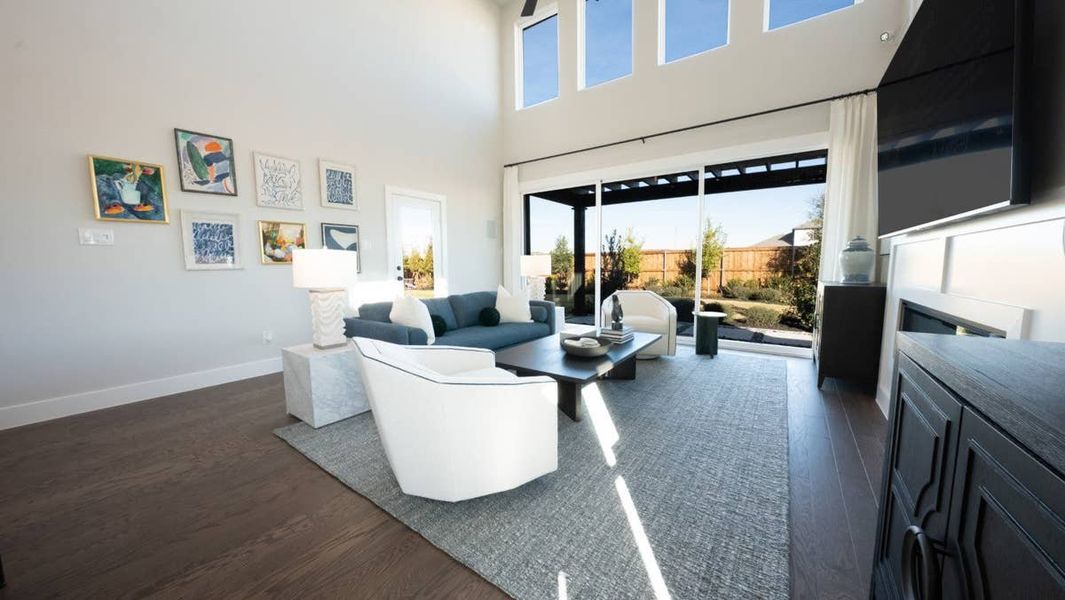 Representative furnished interior of a home built from the Roosevelt Select F by First Texas Homes in Parkside, Denton (Image 14).
