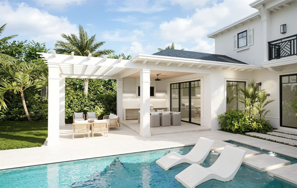 Front exterior of a new home in , Delray Beach, FL, highlighting curb appeal (Image 10).