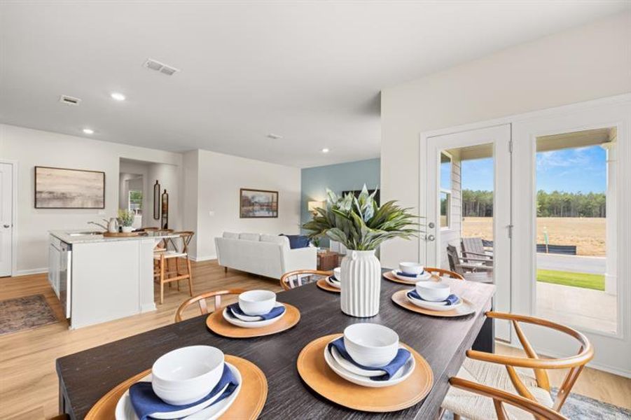 Furnished interior view inside a new home in Northberry, Rome (Image 15).