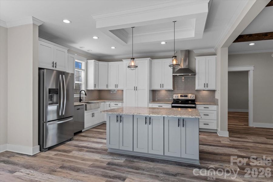 Furnished interior view inside a new home in , Statesville (Image 5).